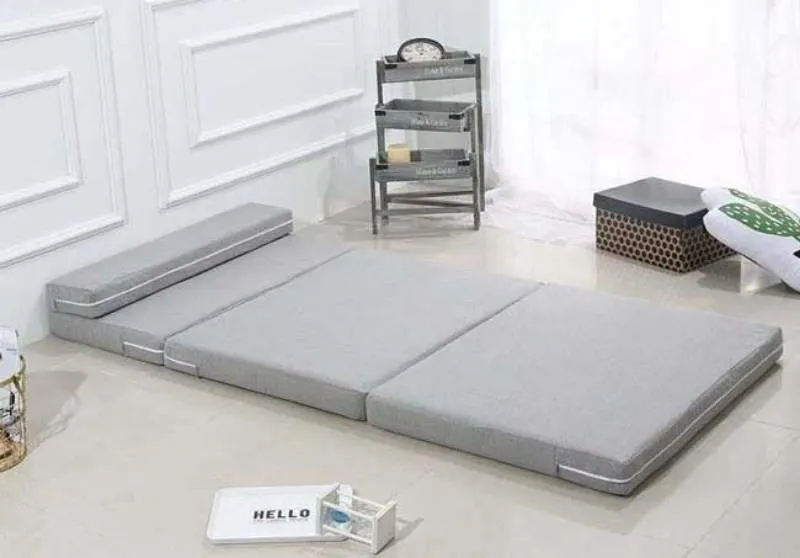 Nệm gấp giúp không gian trở nên rộng rãi hơn