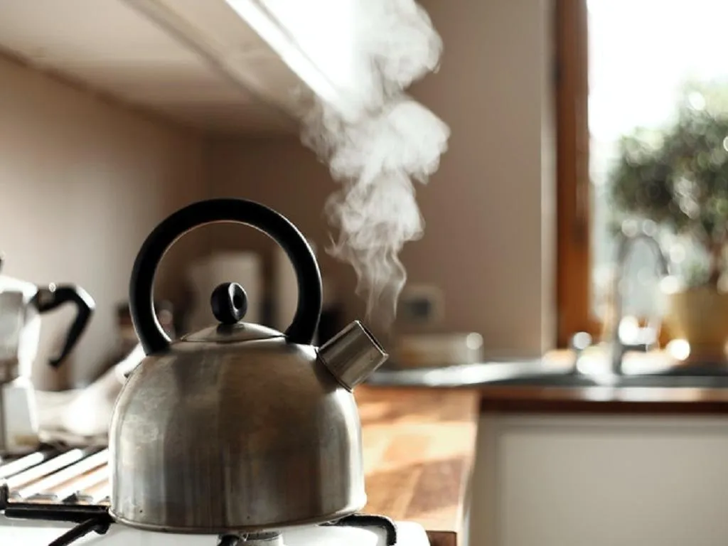 Mang ấm đun nước sôi hoặc ấm siêu tốc vào chỗ ở mới