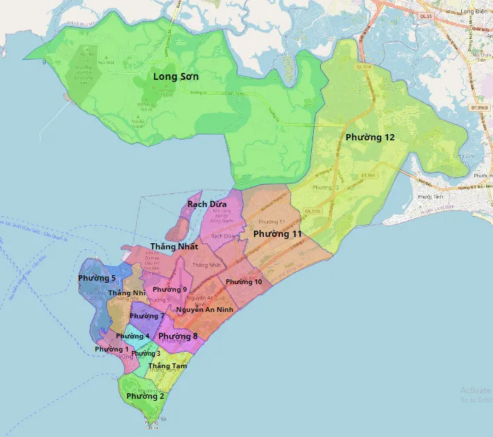 Thành phố Vũng Tàu, tỉnh Bà Rịa - Vũng Tàu