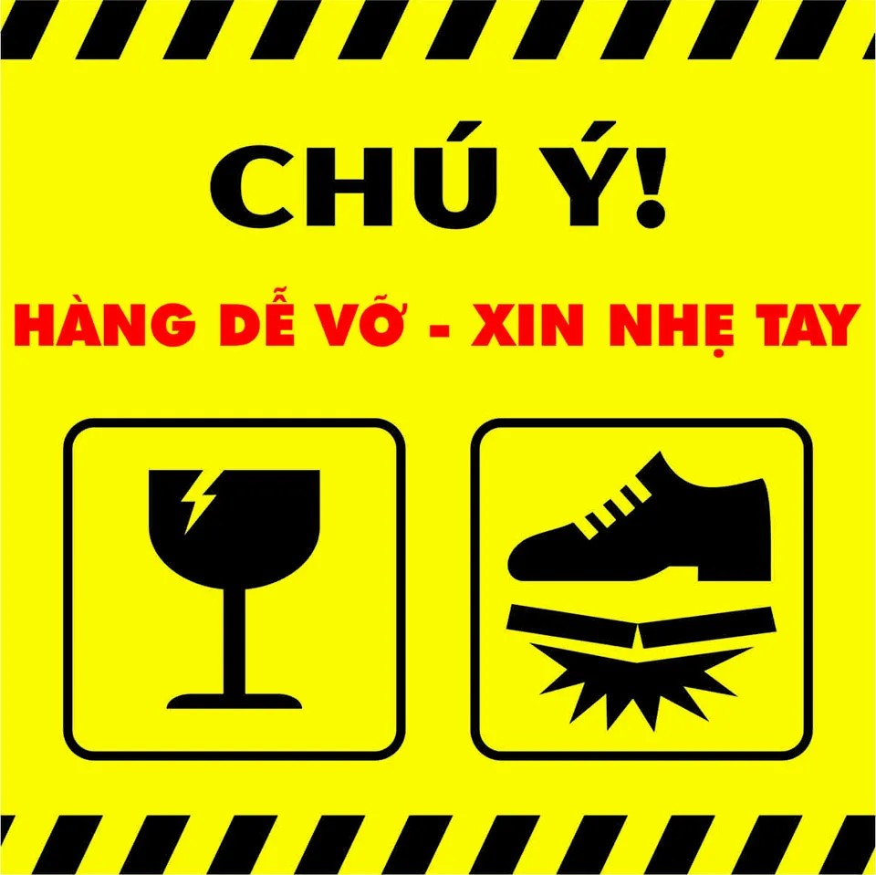 Nhớ ghi chú hàng dễ vỡ xin nhẹ tay trên thùng hàng